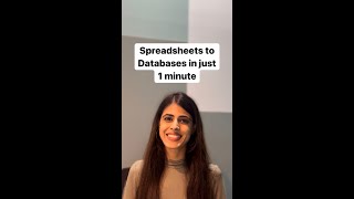 Moving from Spreadsheets to Databases in less than a minute | Stackby Shorts