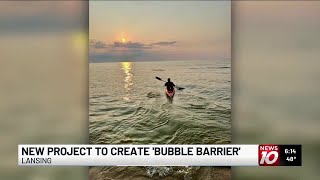 Lansing to test first-of-its-kind bubble barrier to clean Grand River