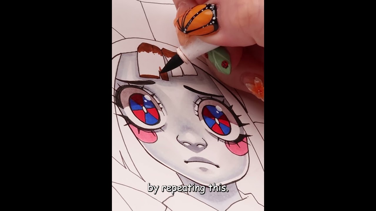 Drawing Pomni from The Amazing Digital Circus