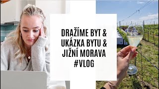 DRAŽÍME BYT & UKÁZKA BYTU & TRIP NA JIŽNÍ MORAVU #VLOG