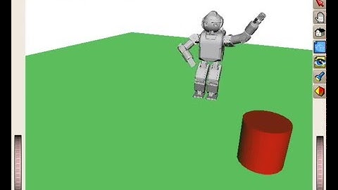Simulation of HOAP-3 robot dancing in OpenRAVE