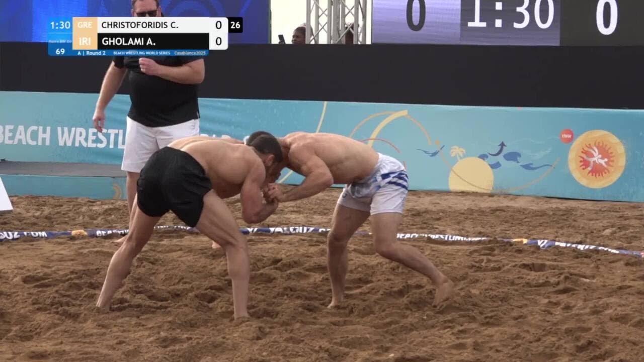 Christos CHRISTOFORIDIS (GRE) vs. Ali Mohammad GHOLAMI (IRI) • A | Round 2 • Men's BW 80Kg