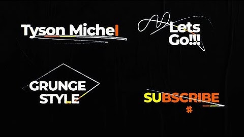 Glitch Text Animation - Lower Thirds | Free Titles for After Effects