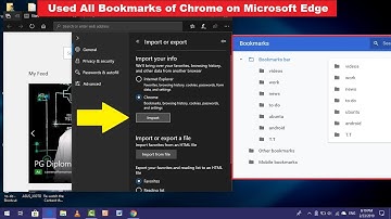 How to Import Chrome Bookmarks in Microsoft Edge in Windows 10