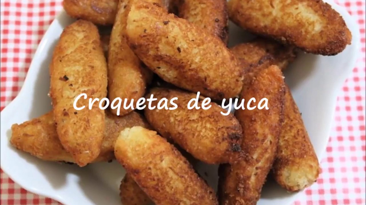 Croquetas de yuca súper sencillas y deliciosas YouTube