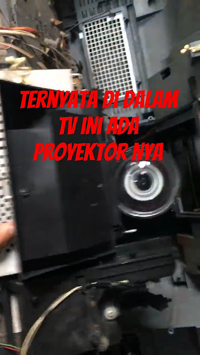 It turns out that this TV has a projector