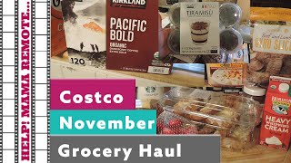 Costco November Grocery Haul