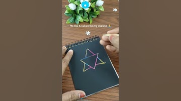 3d star drawing #short video.