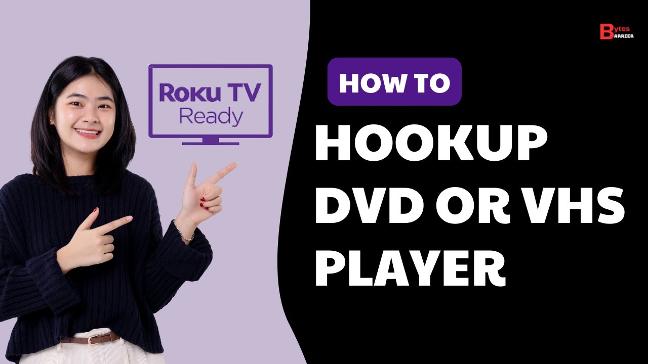 Roku TV - How To Hookup DVD Or VHS Player | How To Play DVDs Or VHS On ...