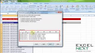 050  LEARN EXCEL :  Text to Columns   Fixed Width