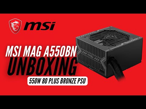 Boitier PC MSI Mag Forge 110R + Alimentation PC MSI MAG A650BN