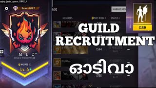 FREE FIRE GUILD RECRUITMENT MLZ GUILD ഓടിവാ #MLZ #freefireguildrecruitment