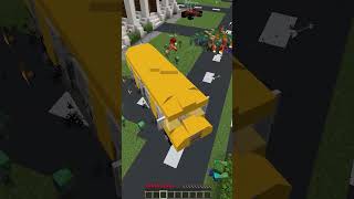 I Built DOOMSDAY BUS for Zombie Apocalypse in #minecraft #lodicraft #omocraft #minecraftmemes