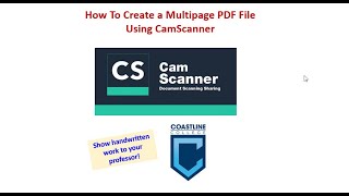 How To Create a Multipage PDF File Using CamScanner