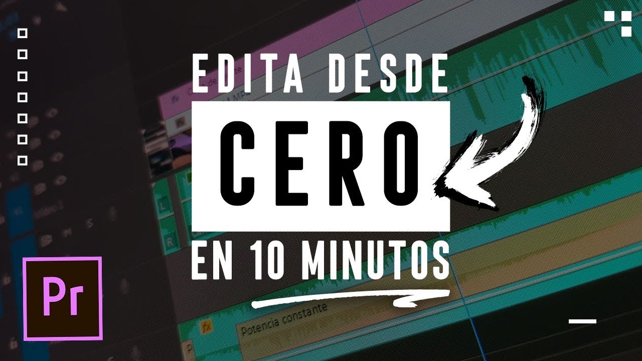 adyacente Evaluación tempo Aprender EDICIÓN de VIDEO en 10 MINUTOS con Premiere Pro (Tutorial Básico)  - YouTube