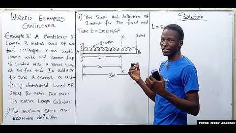 Deflection of Beam | Cantilever Beam with Point Load & UDL | Double Integration Method...