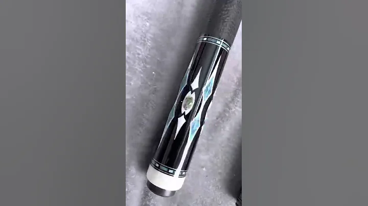 KONLLEN AK75-002 Double Shafts Carbon Fiber Pool Cue Stick Inlay Professional Cues 12.5mm