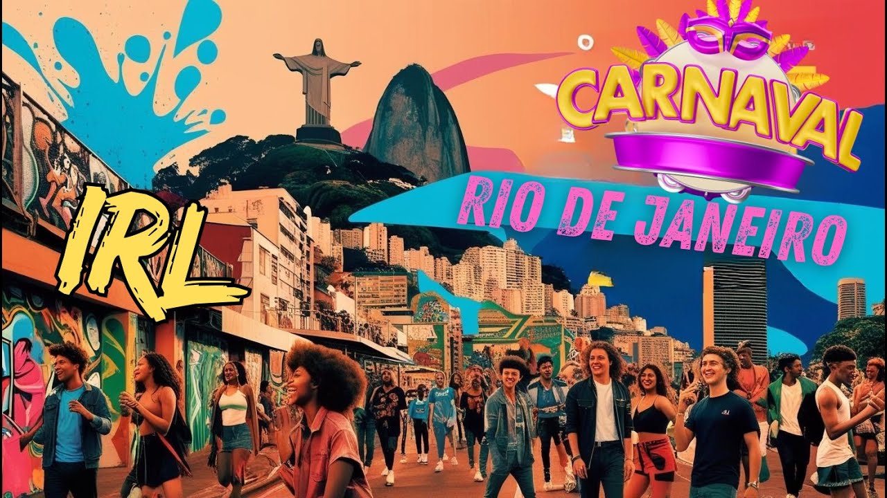 🟢RIO DE JANEIRO AO VIVO IRL / CARNAVAL 2025 NO VLOG DO CARIOCA / LIVE IN RIO DE JANEIRO IRL