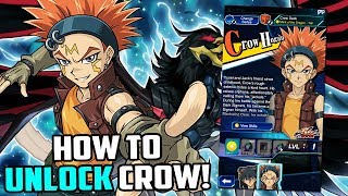 How To Unlock Crow Hogan in Yu-Gi-Oh! Duel Links 5D's World! (Tips & Tricks to easily unlock him)