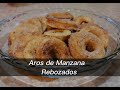 Aros de Manzana Rebozados - Receta