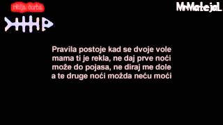 Video thumbnail of "Riblja Čorba  Pravila pravila Tekst HD"