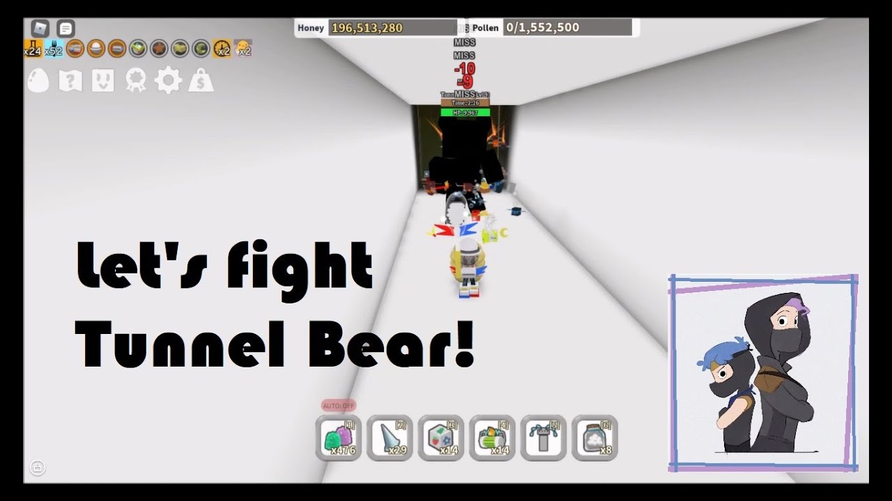 Bee Swarm Simulator – Defeating Tunnel Bear! - YouTube
