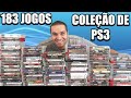 Minha Coleção De Playstation 3 - PS3 - 183 Jogos