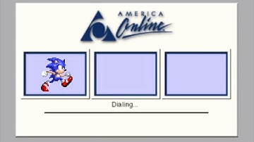 [AOL] America Online dail up/start up (sonic)