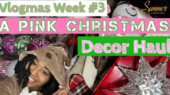 Christmas Tree Decoration Haul| Vlogmas Week 2|