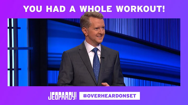 Cris' Regimen | Overheard on Set | JEOPARDY!
