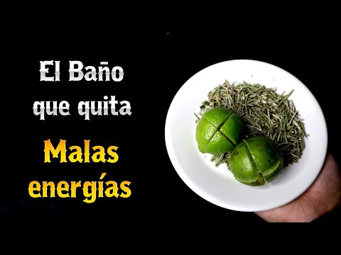 Baño mágico para Quitar mala energía y pesadez | Baño curativo