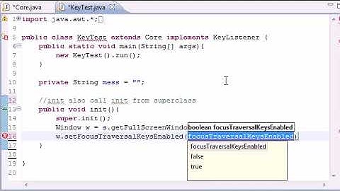 Java Game Development – 28 – Intro to Keyboard Input