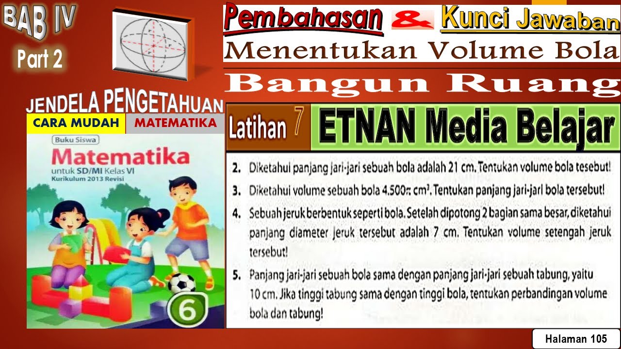 Kunci Jawaban Matematika Kelas 6 Halaman 105 - detikInet - Berita