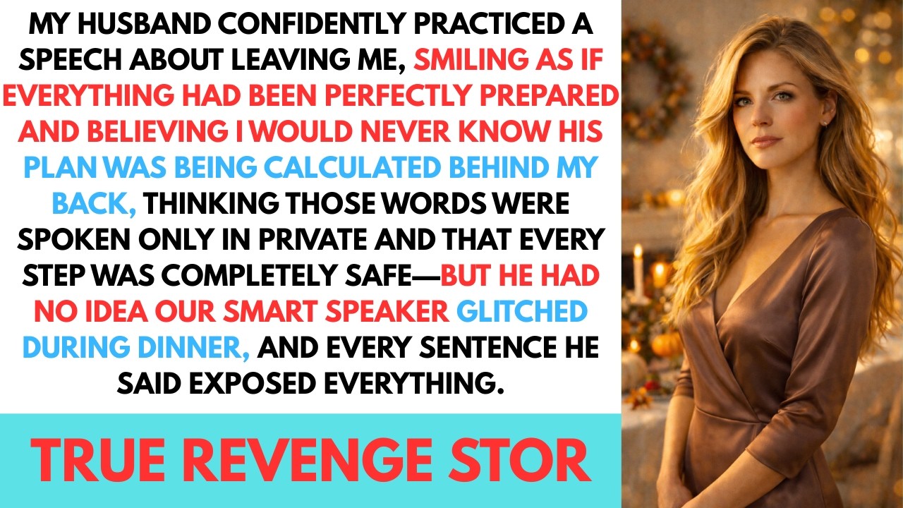 My Smart Speaker Glitched During Dinner And I Heard My Husband Practicing A Speech About Leaving Me.