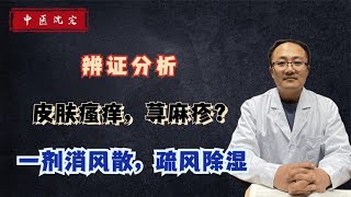 皮肤瘙痒，荨麻疹？或是血虚风噪了，一剂消风散，疏风除湿
