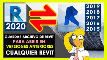Guardar Archivo de Revit para abrir en VERSIONES ANTERIORES ( IFC ) 2020, 2019, 2018, 2017, 2016 ETC