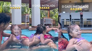 A hilariante brincadeira de piscina de Liz vai fazer você sorrir! 😂🤣