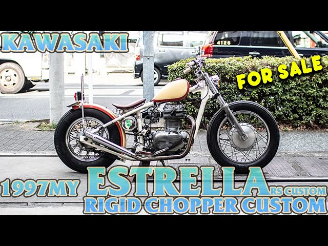 1997年エストレヤRSカスタム250 リジッドフレームチョッパー フル 1997年エストレヤRSカスタム250 リジッドフレームチョッパー フル