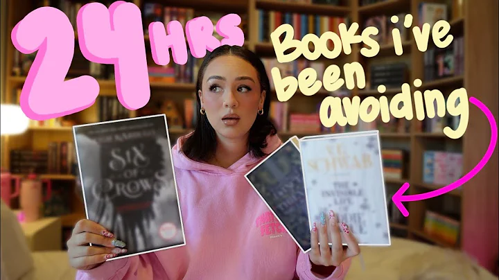 24 hr reading challenge: reading books i've been AVOIDING📖⭐️🧸 | *cozy* non-spoiler reading vlog!  thumbnail