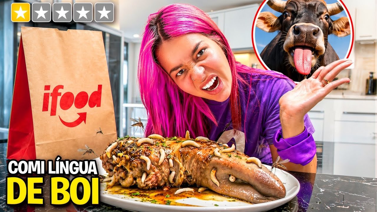 PROVEI AS PIORES COMIDAS DO IFOOD *tinha barata?