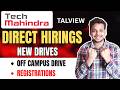 Tech Mahindra Technical & Talview Hiring Announced | Off Campus Drive | 2026, 2025 Batch Hirings