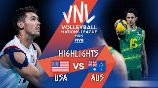 USA vs. AUS - Highlights Week 2 | Men's VNL 2021