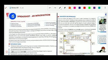 Computer Class 7 Chapter 5 (Spreadsheet- An Introduction) (Part 1)