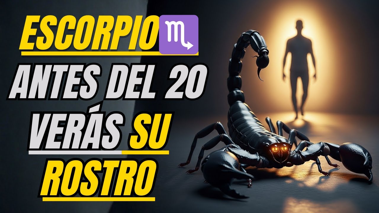 SCORPIO — Alguien que te lastimó vuelve ️ Antes del 20 de enero verás ...