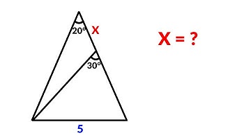 Sweden Math Olympiad Geometry Problem | Find the length X
