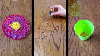 ASMR Video Compilation with beads, balls, marble run and other