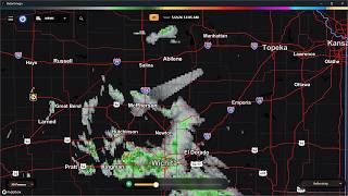Kansas Wx RADAR 'Beam' Anomaly 2026 05 02 12:05AM Central Time