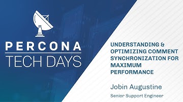 Understanding and Optimizing commit sychronization for maximum performance - Percona Tech Days