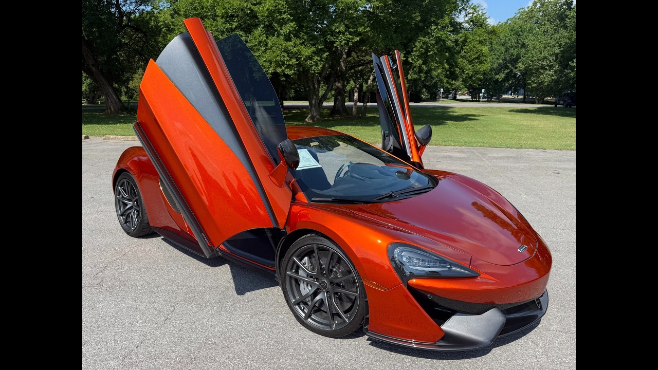 2017 McLaren 570S LUXURY PKG, CARBON FIBRE EXT PKG, SPORTS EXHAUST