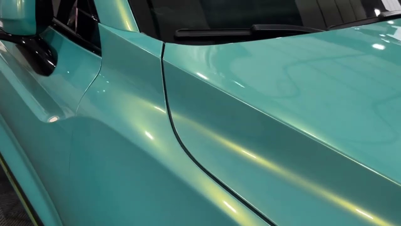 Color Shift Neon Ice Blue Vinyl Car Wrap – RAXTiFY